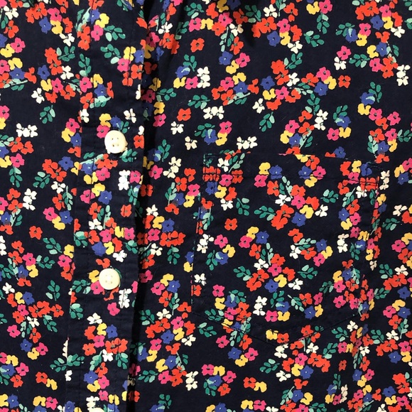 Gap Factory Floral Long-sleeve Button Down - Picture 3 of 6